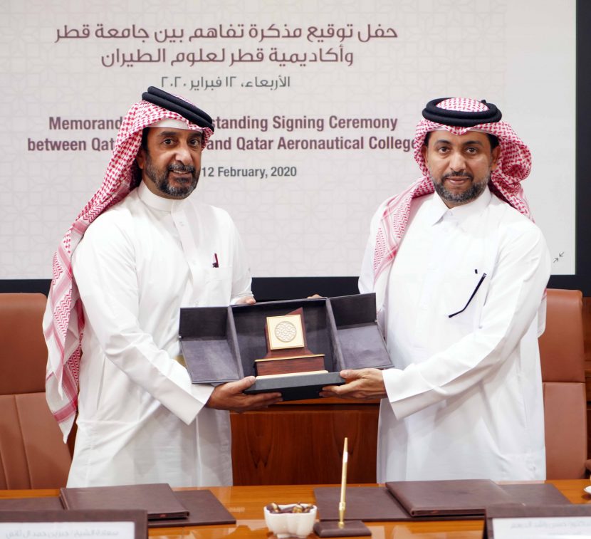Qatar University and Qatar Aeronautical Academy enhance joint cooperation